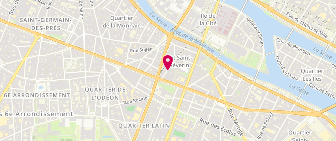 Plan de BIONDI Raoul, 45 Rue de la Harpe, 75005 Paris
