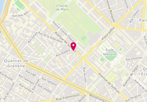 Plan de COHEN Haim, 76 Bis Avenue de Suffren, 75015 Paris