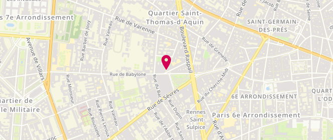 Plan de JACQUEMARD François, 14 Rue Chomel, 75007 Paris