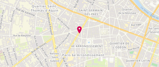 Plan de BENESTY Jonathan, 61 Rue de Rennes, 75006 Paris
