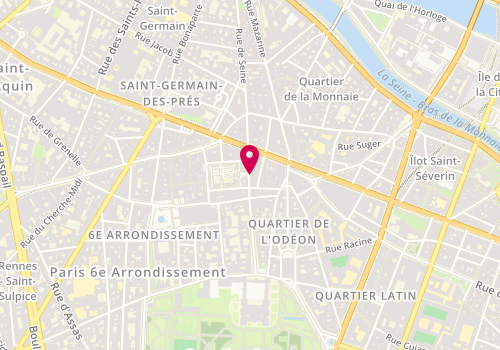 Plan de JOURNE Bruno, 93 Rue de Seine, 75006 Paris