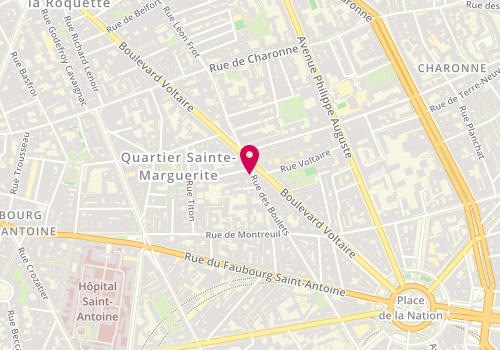 Plan de DUCHER Yves, 45 Rue des Boulets, 75011 Paris