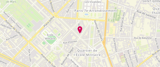 Plan de CHAUSSADE Véronique, 4 Bis Avenue de Segur, 75007 Paris