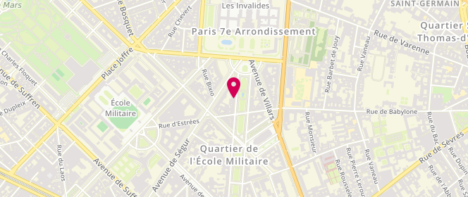Plan de ABENHAIM Alain, 14 Avenue de Breteuil, 75007 Paris