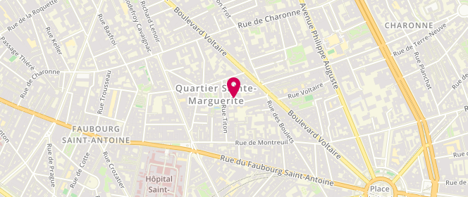 Plan de HYON Capucine, 20 Rue Bouvier, 75011 Paris
