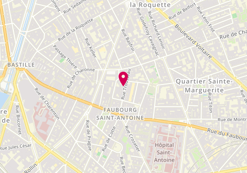 Plan de NACCACHE Gilbert, 21 Rue Trousseau, 75011 Paris