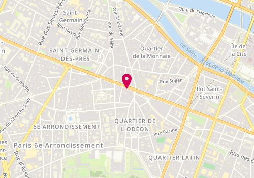 Plan de MOREAU Françoise, 115 Boulevard Saint Germain, 75006 Paris