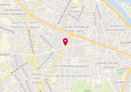 Plan de ROUSSEL Olivier, 64 Rue de Rennes, 75006 Paris