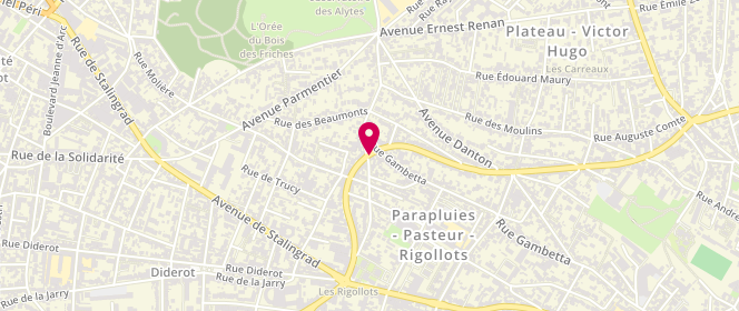 Plan de DROUELLE Sylvie, 82 Avenue de la Republique, 94120 Fontenay-sous-Bois