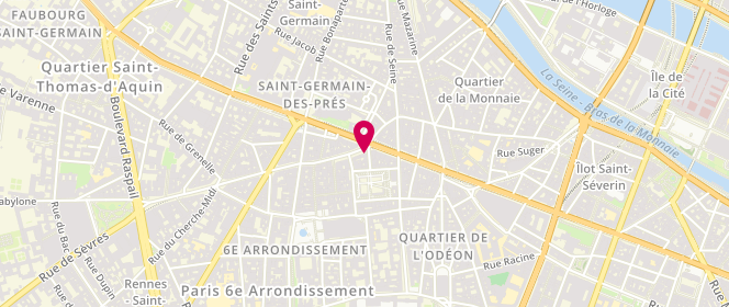 Plan de CHAABAN Bassem, 1 Rue du Four, 75006 Paris