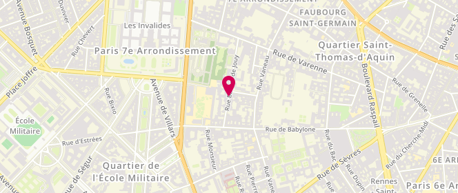 Plan de CHAMBENOIS Edouard, 21 Rue Barbet de Jouy, 75007 Paris