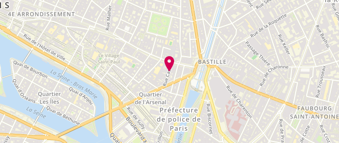 Plan de GUETTA Liath, 10 Rue Castex, 75004 Paris
