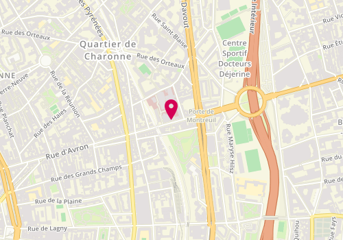 Plan de PERU Nicolas, 129 Rue d'Avron, 75020 Paris