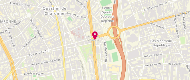 Plan de JIBARD Annaick, 72 Boulevard Davout, 75020 Paris