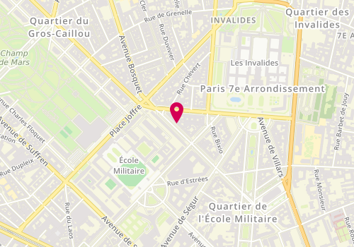 Plan de TOURNIER Bruno, 9 Avenue Duquesne, 75007 Paris