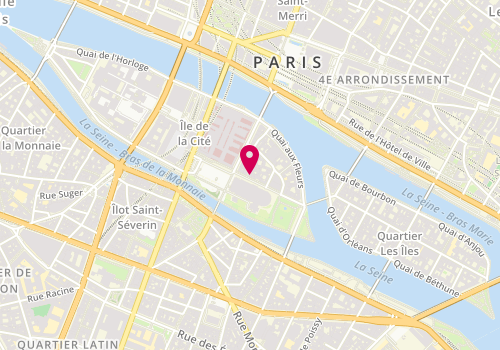 Plan de GENTY Jean Baptiste, 14 Rue du Cloitre Notre Dame, 75004 Paris