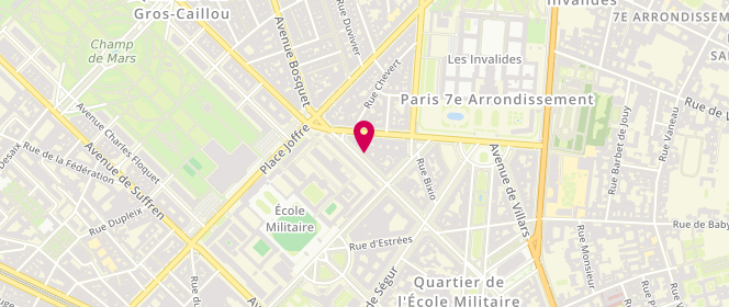 Plan de DENARIE Nicolas, 9 Avenue Duquesne, 75007 Paris