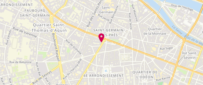 Plan de UZAN Albert-Fabrice, 50 Rue de Rennes, 75006 Paris