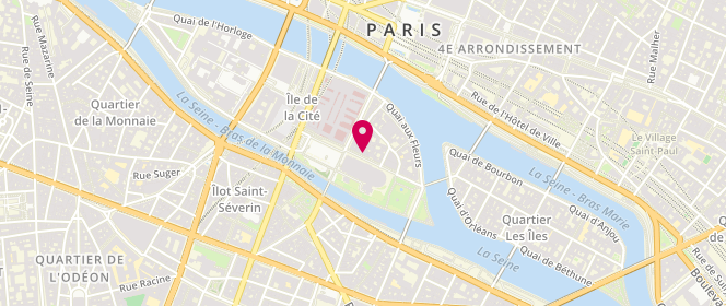 Plan de FRAITAG Delphine, 14 Rue du Cloitre Notre Dame, 75004 Paris
