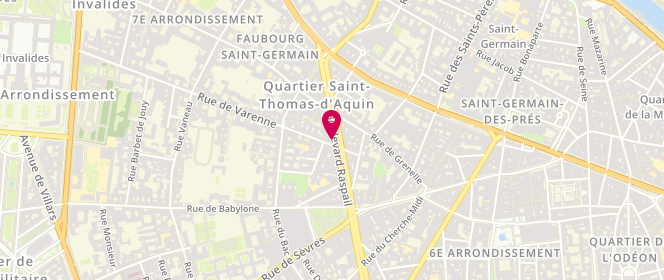 Plan de DADOUN Denis, 24 Boulevard Raspail, 75007 Paris