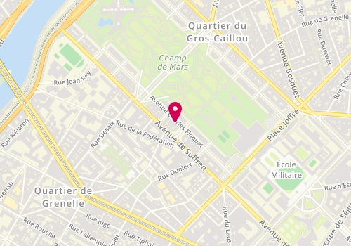 Plan de UZAN Chloé, 36 Avenue Charles Floquet, 75007 Paris