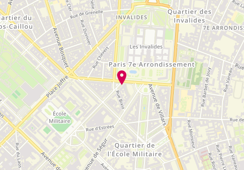 Plan de MONPEYSSEN Hervé, 1 Avenue de Lowendal, 75007 Paris