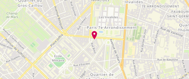 Plan de SALZMAN-JESSULA Nancy, 1 Avenue de Lowendal, 75007 Paris