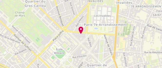 Plan de MUTLU Gurkan, 17 Avenue de Tourville, 75007 Paris