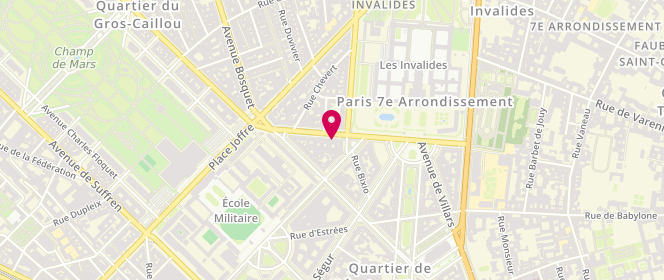 Plan de MOLE Bernard, 15 Avenue de Tourville, 75007 Paris