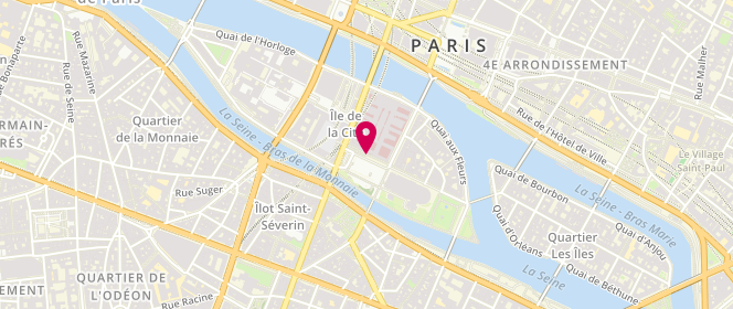 Plan de VERDEAU Charles, 1 Place du Parvis de Notre Dame, 75004 Paris