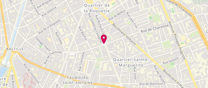 Plan de CHEMLA Emilie, 87 Rue de Charonne, 75011 Paris