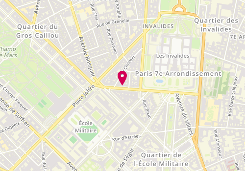 Plan de MIMOUN Gérard, 14 Avenue de Tourville, 75007 Paris