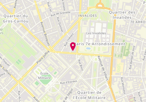 Plan de DUPONT Christine, 6 Avenue de Tourville, 75007 Paris