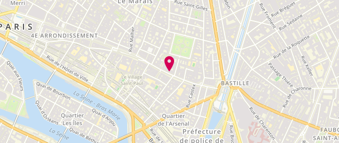 Plan de OHAYON Corinne, 44 Rue Saint Antoine, 75004 Paris