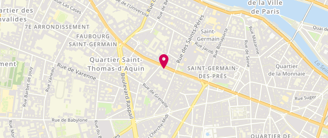 Plan de DELCAMPE Pascal, 183 Boulevard Saint Germain, 75007 Paris