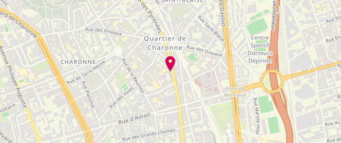 Plan de FELLOUS Moïse, 91 Rue des Pyrenees, 75020 Paris