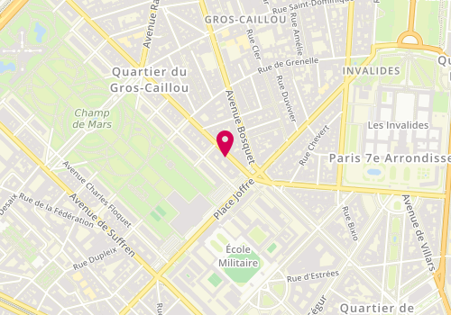 Plan de LIPSKER Allan, 74 Avenue de la Bourdonnais, 75007 Paris