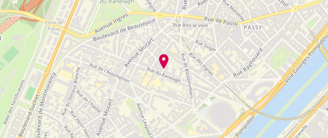 Plan de CATTAN Laurent, 2 Rue Robert le Coin, 75016 Paris