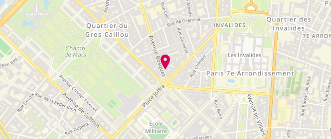 Plan de WOESTELANDT Laure, 83 Avenue Bosquet, 75007 Paris