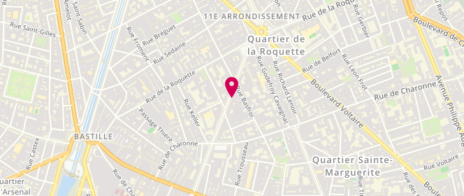 Plan de SEROR Elisa, 146 Avenue Ledru Rollin, 75011 Paris