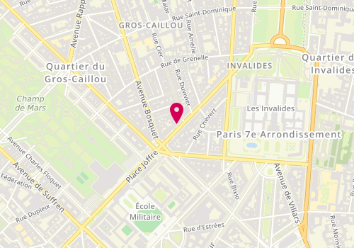 Plan de SEGALAS-TALOUS Béatrice, 34 Avenue de la Motte Picquet, 75007 Paris