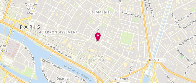 Plan de LE Berre Catherine, 4 Rue de Rivoli, 75004 Paris