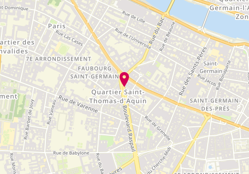Plan de PARISER Philippe, 5 Boulevard Raspail, 75007 Paris