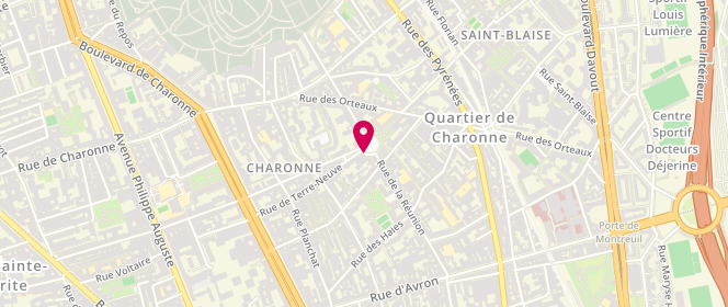 Plan de EXTERMANN Catherine, 65 Place de la Reunion, 75020 Paris
