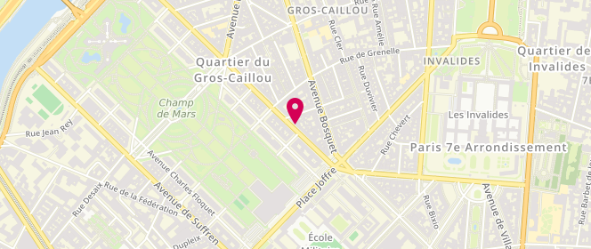 Plan de ZIELINSKI Béatrice, 97 Avenue de la Bourdonnais, 75007 Paris