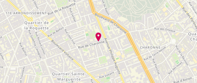 Plan de AKERMAN Corinne, 163 Rue de Charonne, 75011 Paris