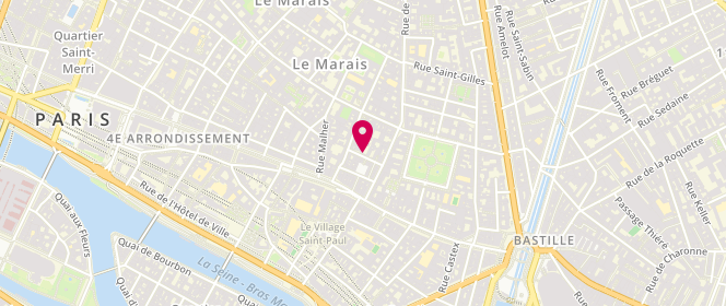 Plan de BITOUN Pierre, 6 Rue de Jarente, 75004 Paris