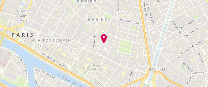 Plan de CORNANGUER Christine, 8 Rue de Jarente, 75004 Paris