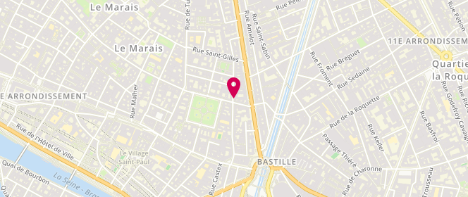 Plan de CARRERA Carole, 48 Rue des Tournelles, 75003 Paris
