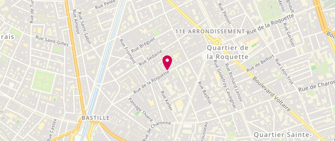 Plan de GUILLAUME Wayne, 63 Rue de la Roquette, 75011 Paris
